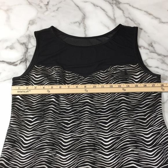 Joseph Ribkoff Trends Black White Animal Print Tank‎ Top Womens Sleeveless Zebra - Picture 6 of 7